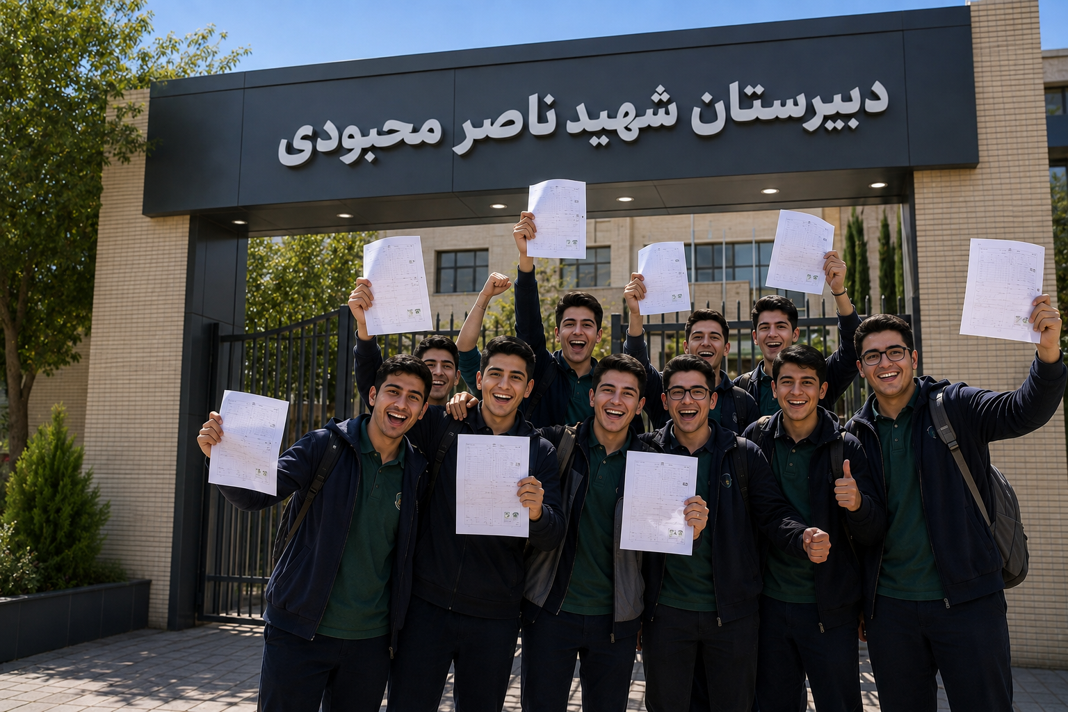 درخشش دانش آموزان مدرسه شهید ناصر محبودی در ورود به مدارس نمونه دولتی